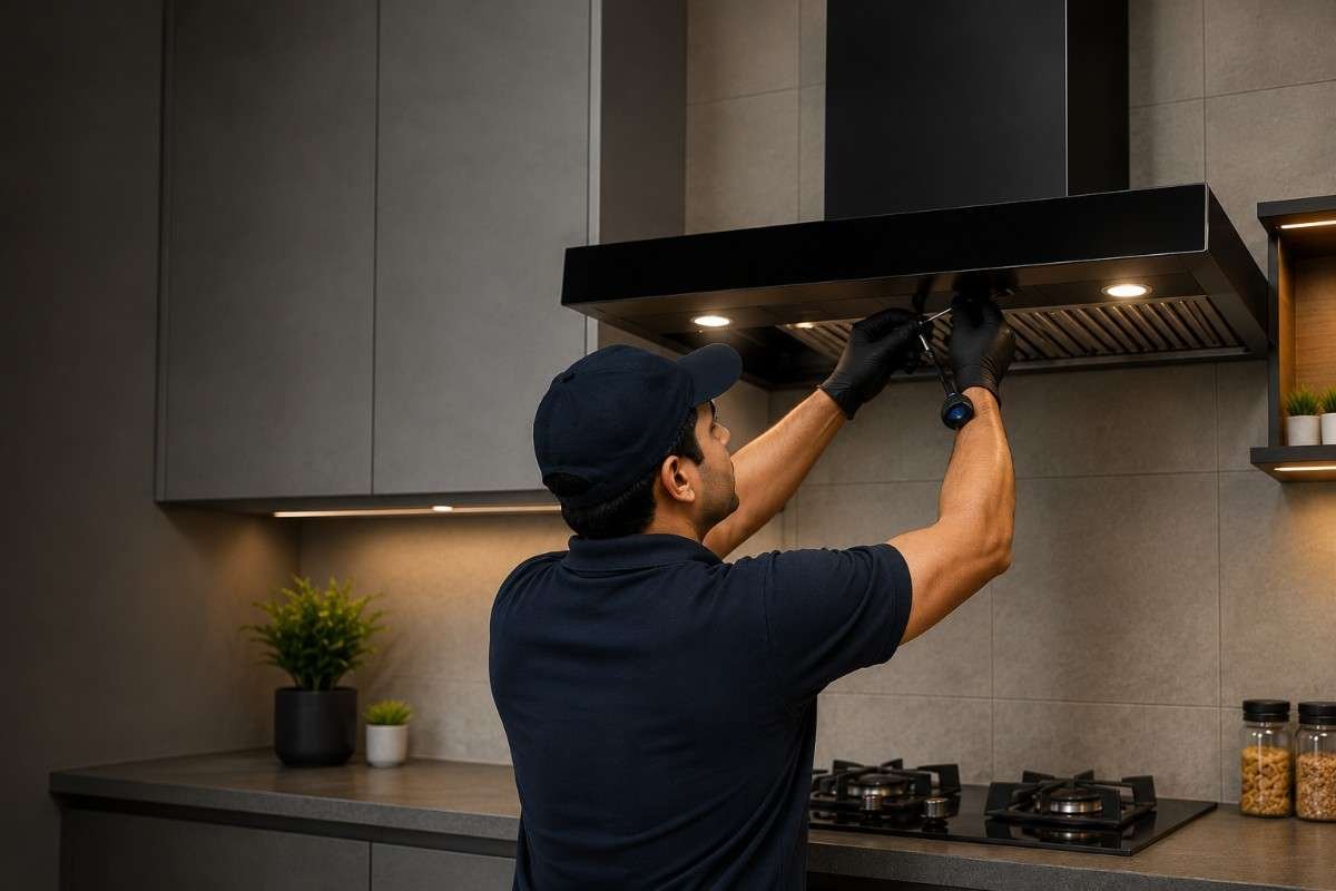 Kaff chimney repair service by certified technician at customer home