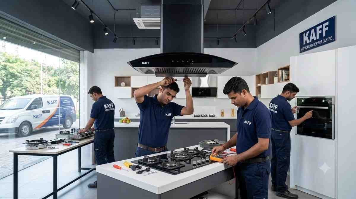 Kaff appliance repair team of certified technicians serving customers across India