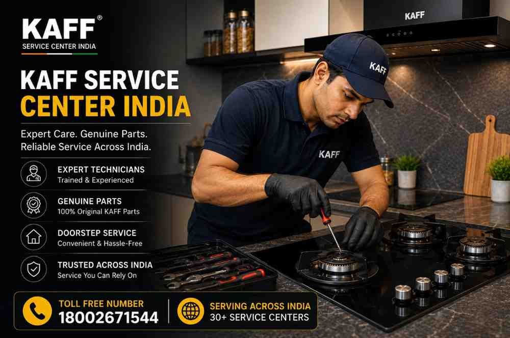 Kaff appliance repair service center team covering major cities across India