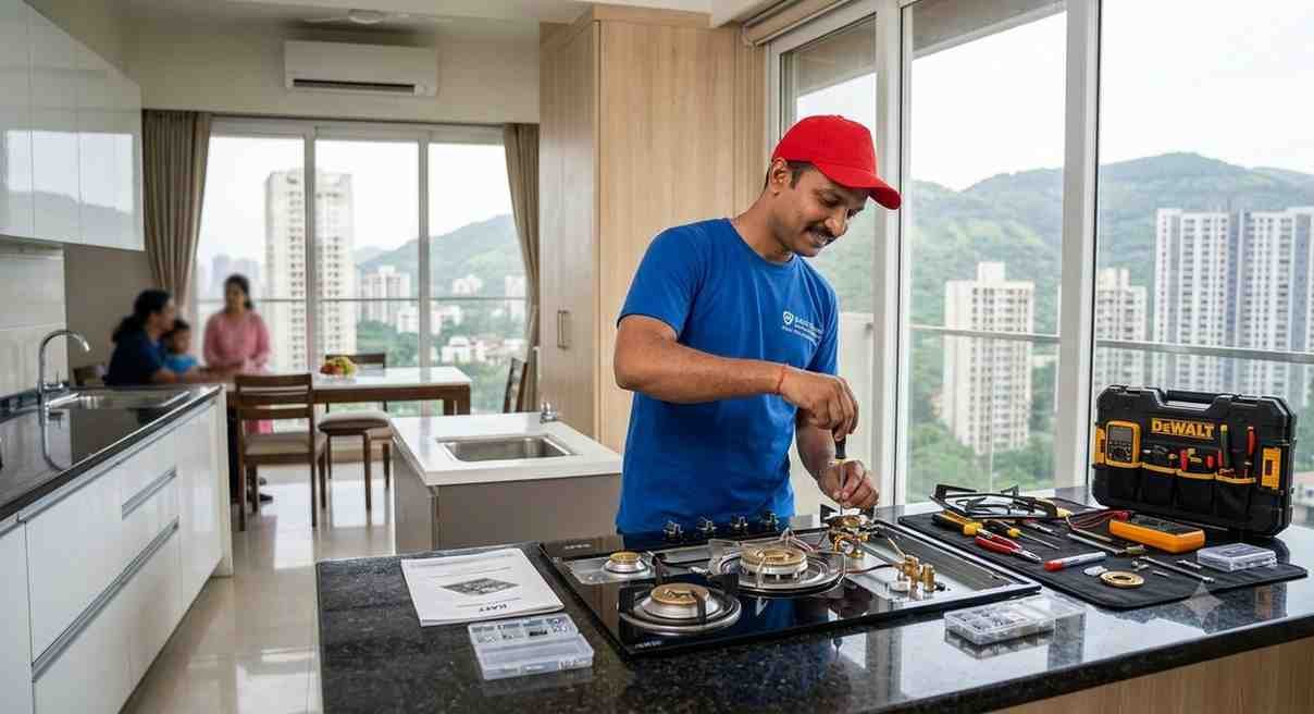 Kaff Service Centre Thane Kaff hob repair service in Thane — burner and ignition fix at customer doorstep
