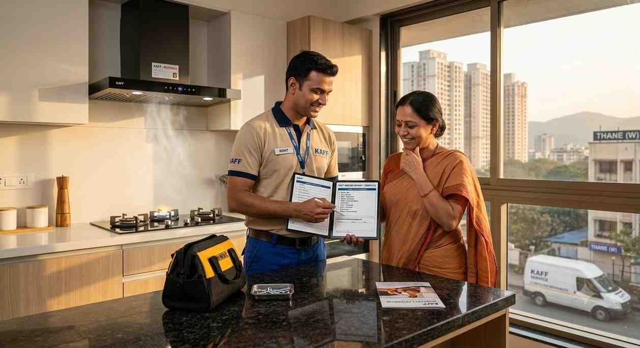 Kaff Service Centre Thane Kaff service centre Thane repair completed and verified at customer home
