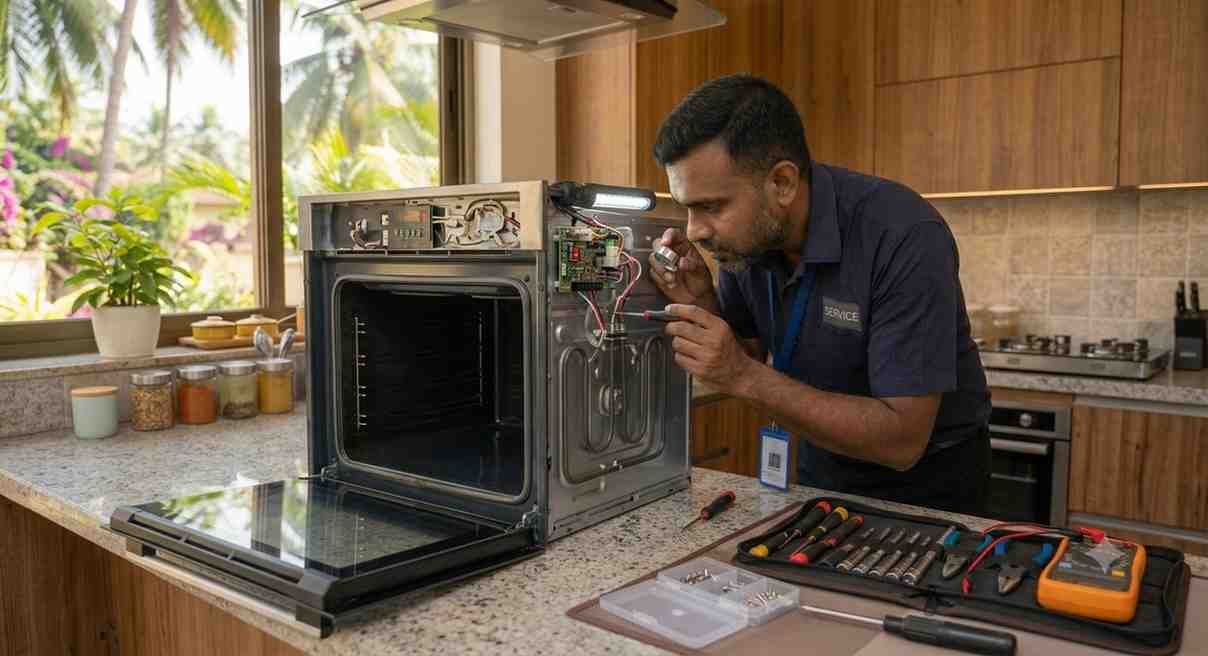 kaff oven repair goa and heating element replacement