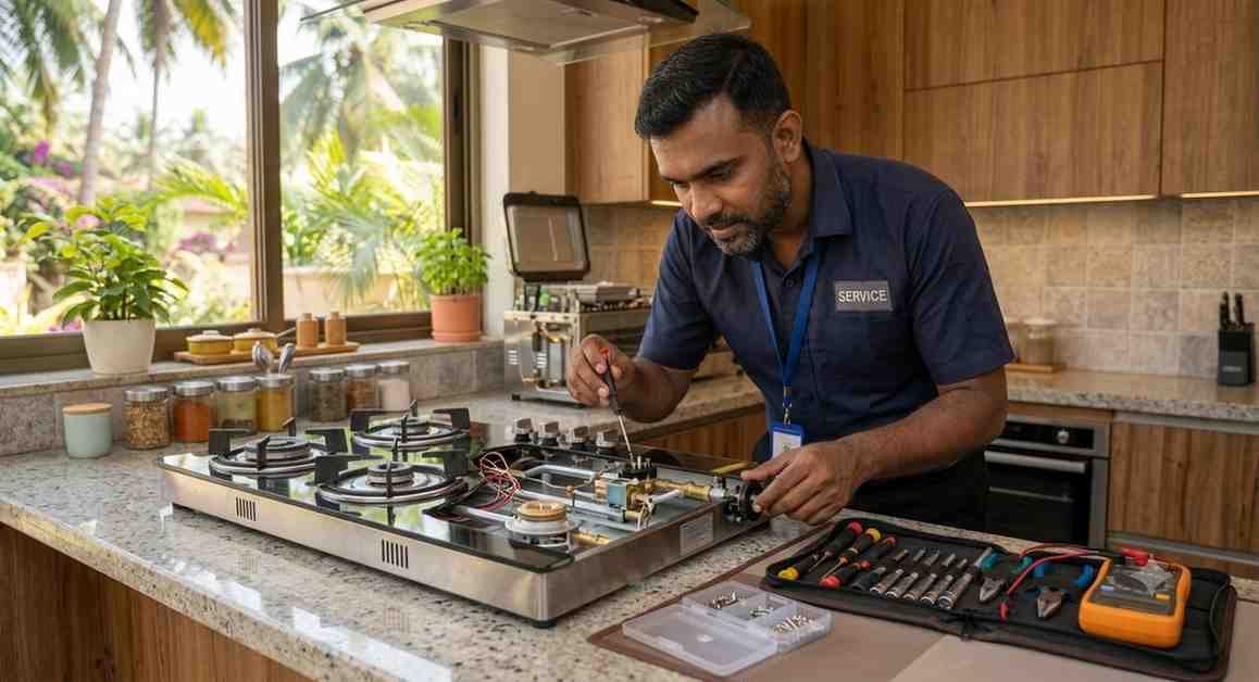 kaff cooking range repair goa