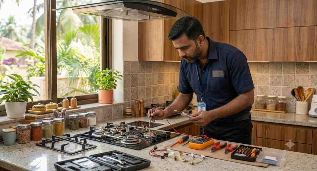 kaff gas stove repair goa technical support
