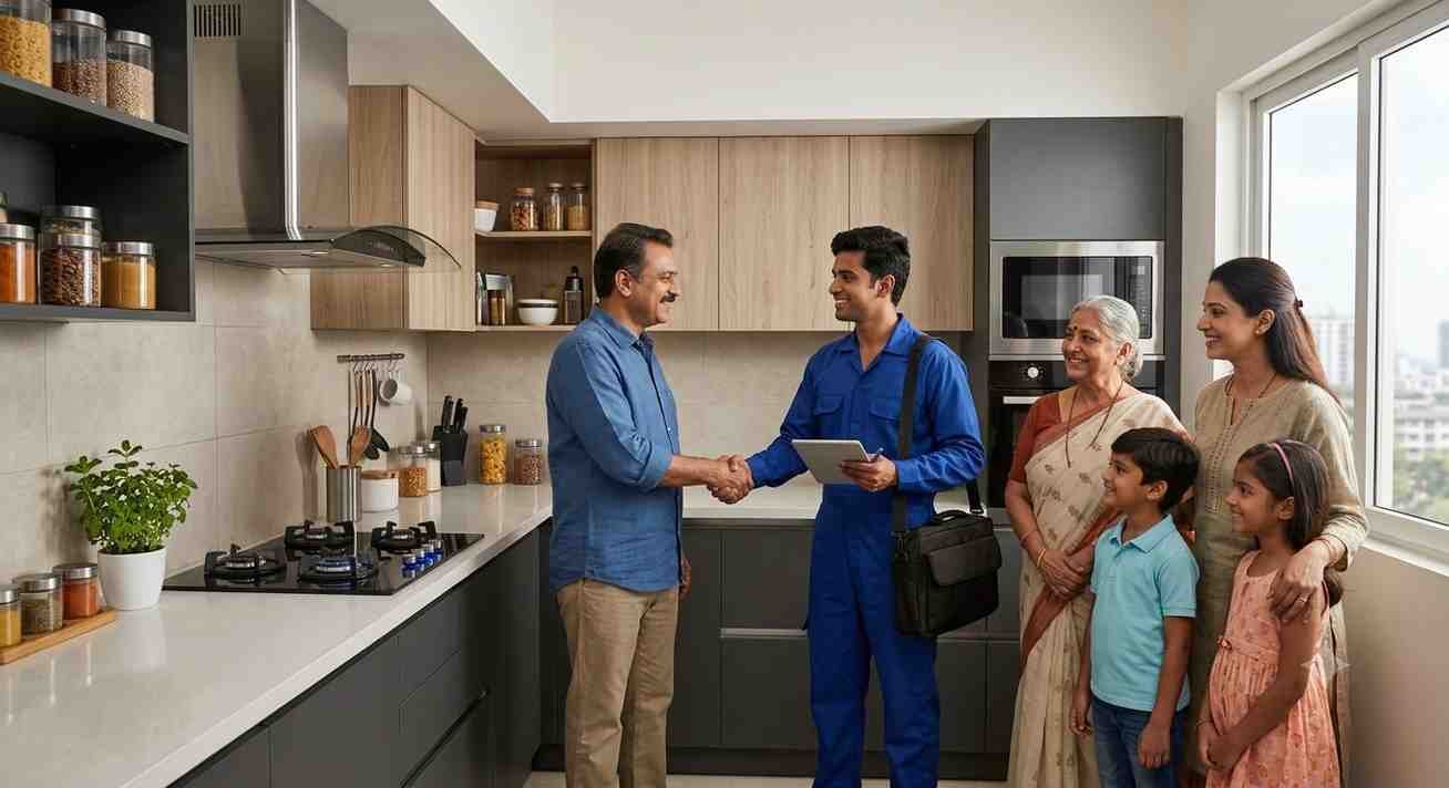 Kaff cooktop and microwave repair Lucknow — glass top and heating fix