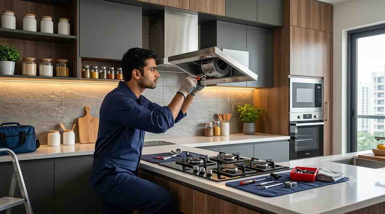 Kaff service centre Lucknow — technician covering all city areas for kitchen appliance repair