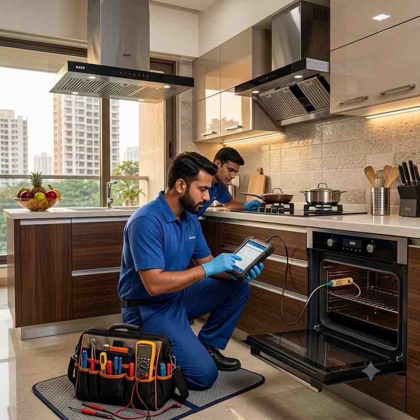 Kaff technician inspection Hyderabad — appliance fault diagnosis before repair