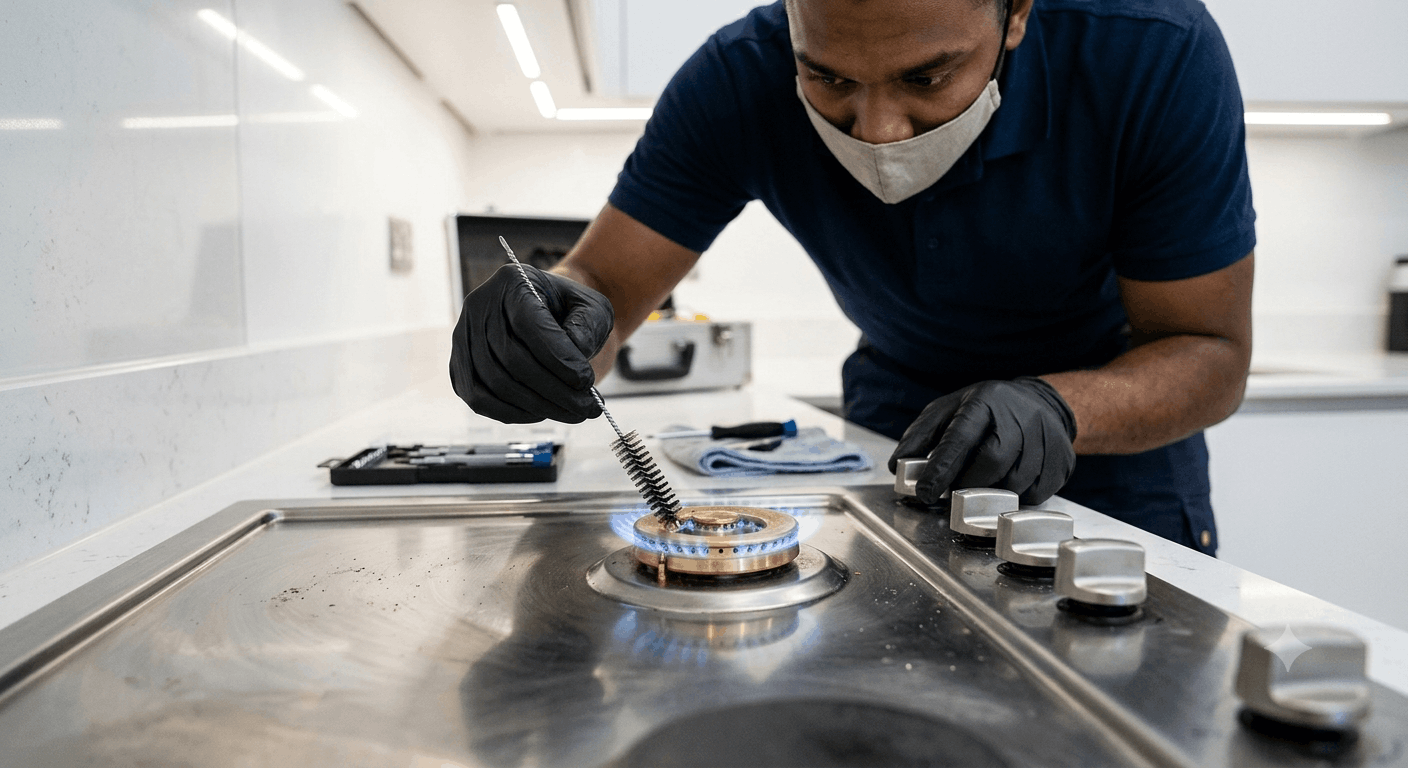 KAFF hob burner cleaning and ignition service Mumbai