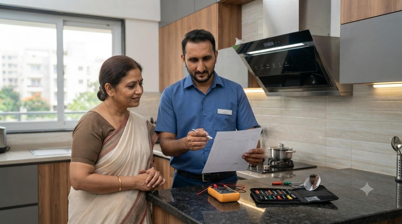 Kitchen chimney repair cost guide 2026 Bangalore